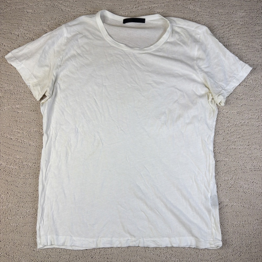 Women's Jenni Kayne Size Large White 100% Cotton Tshirt Basic